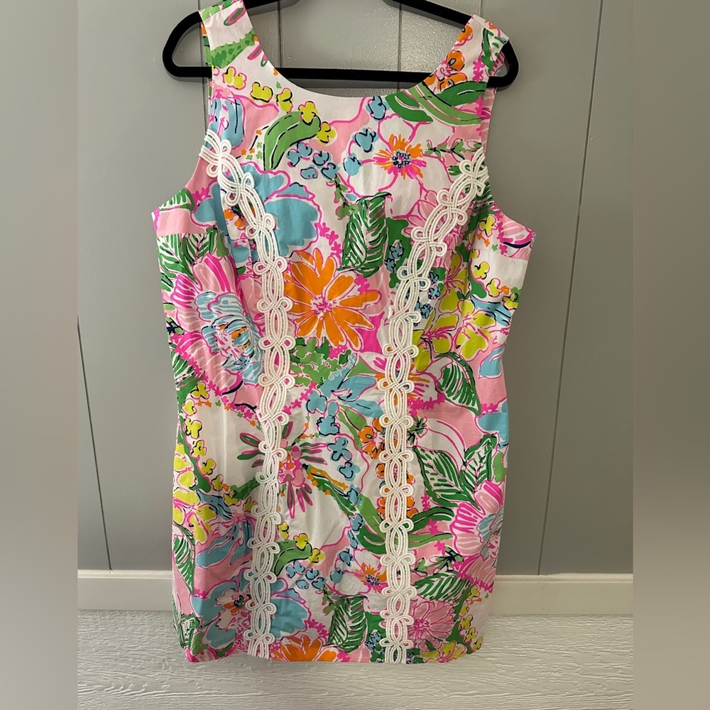 Lily Pulitzer X Target Nosy Posey Shift Dress Size 20 NWOT